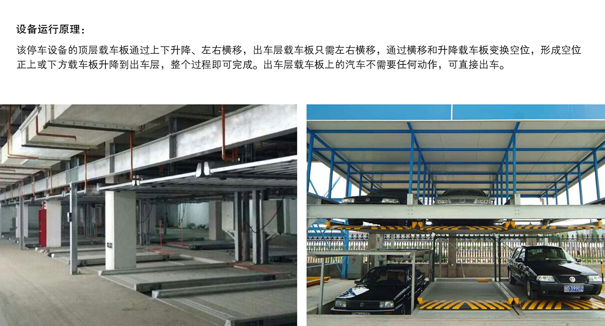 立體停車負二正二地坑式PSH4D2四層升降橫移機械停車設備設備運行原理.jpg