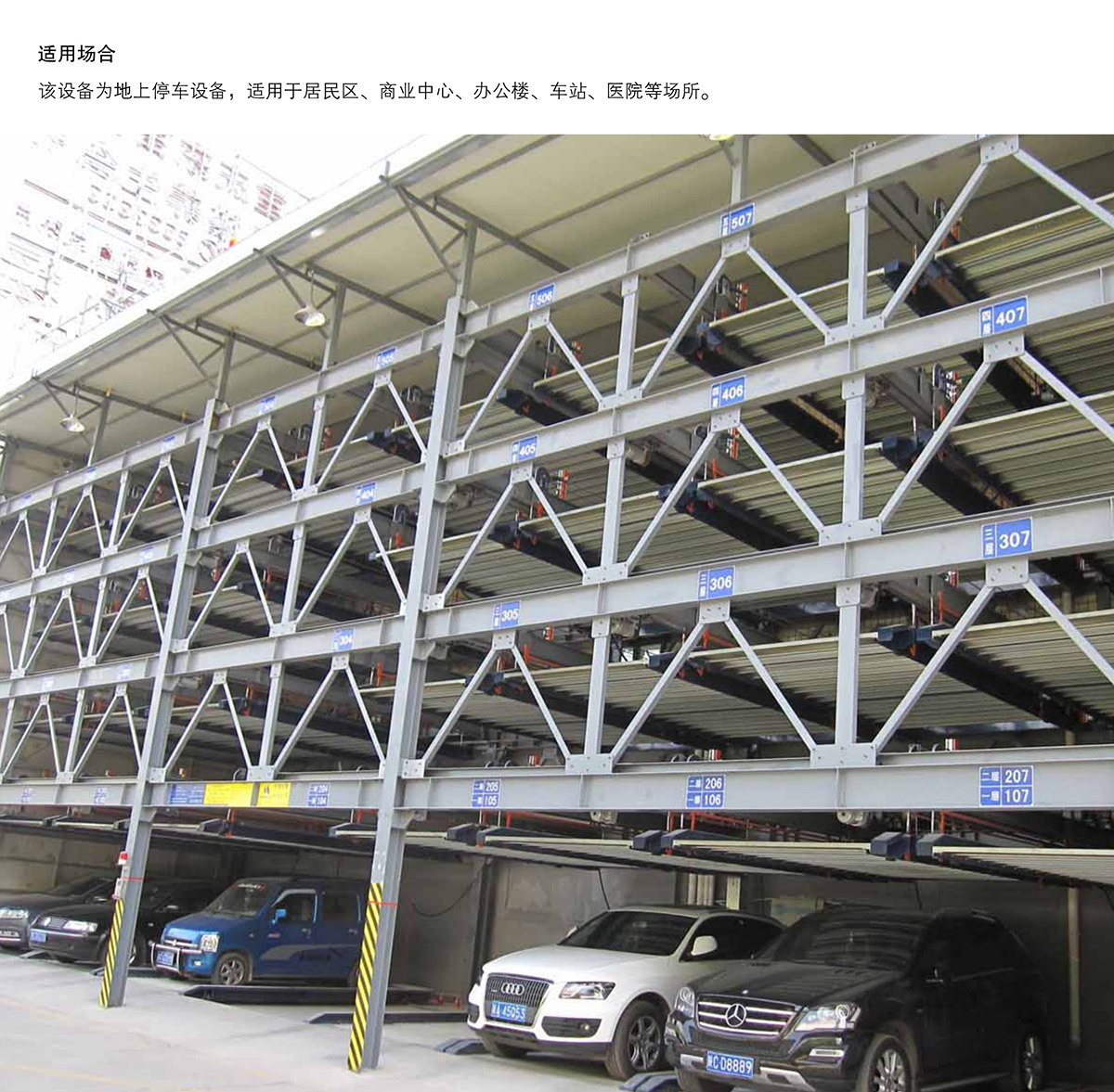 立體停車四至六層PSH4-6升降橫移機械停車設備適用場合.jpg
